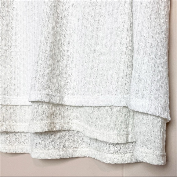 Anthropologie Tiny Cassia Tank Small blouse top white floral embroidered sequins - Picture 6 of 14